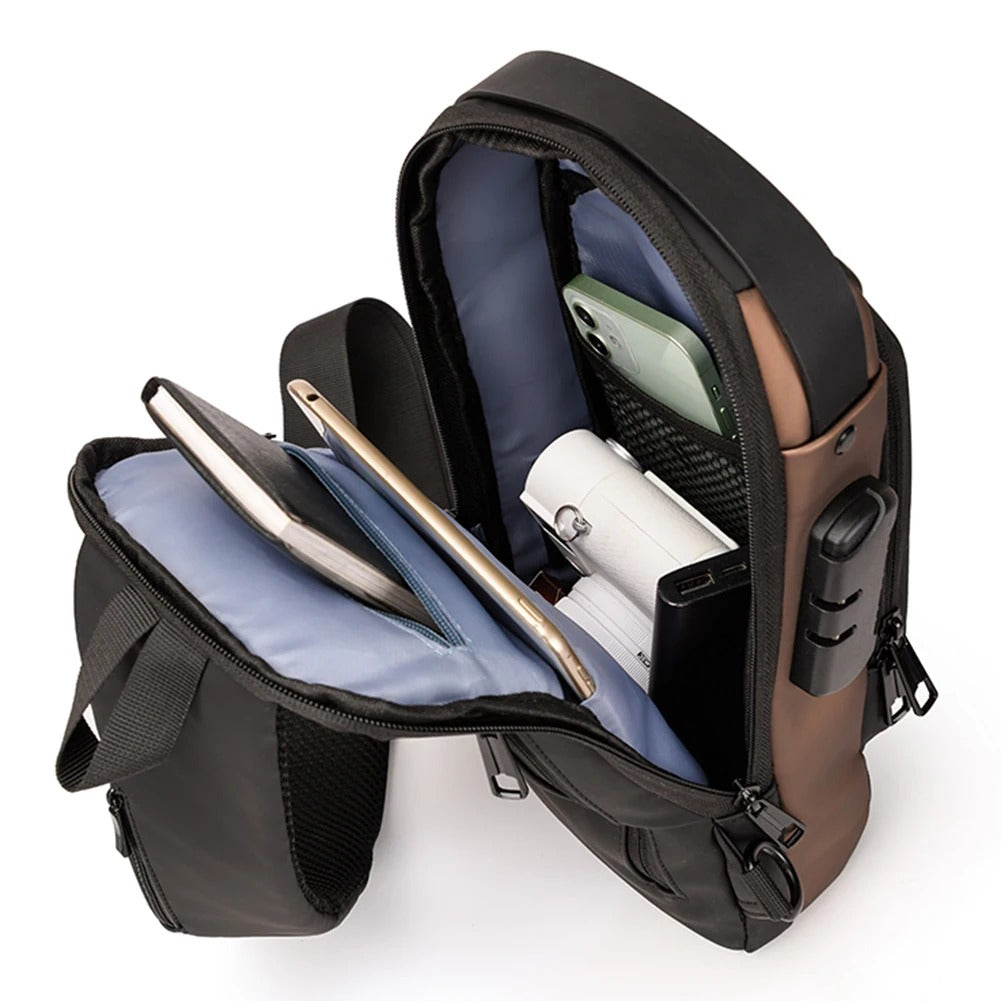 HAN-LBG Anti Theft Sling Bag Men Women