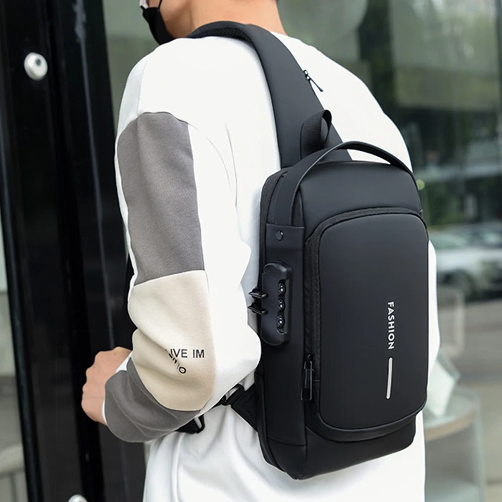 HAN-LBG Anti Theft Sling Bag Men Women