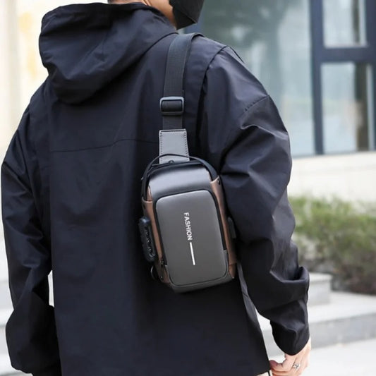 HAN-LBG Anti Theft Sling Bag Men Women