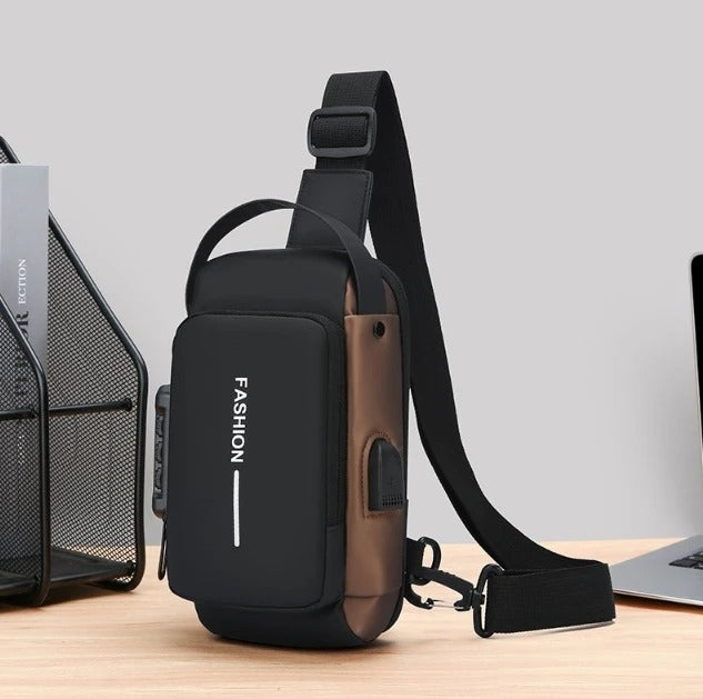 HAN-LBG Anti Theft Sling Bag Men Women